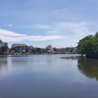 River view from restaurant at Dieu Lac in Hue
