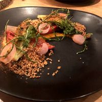 A vegan starter at Morris and Bella in Amsterdam