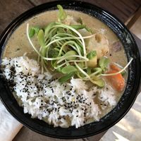 Coconut curry at Raw Love - Downtown Tulum in Tulum