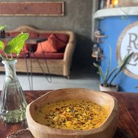 Carrot soup  at Raw Love - Downtown Tulum in Tulum