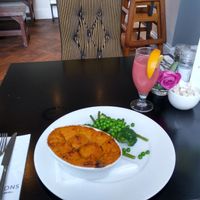 vegan shepherd's pie at Hendersons - St Giles St in Edinburgh