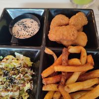 Nuggets and fries at Tahina in Tours