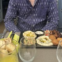 Veggie plate  at Tahina in Tours