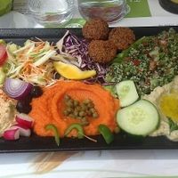 assiette découverte. .. Bien copieuse  at Tahina in Tours