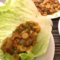Vegetable and cashew nut lettuce wrap at Fu's in Caernarfon