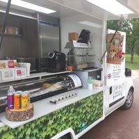 Their foodtruck at the Jardin d'acclimatation at Hot Vog in Paris
