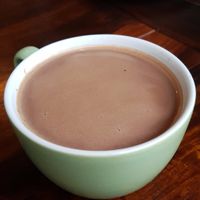 Hot chocolate at Les Gourmandises Louca  in Quebec