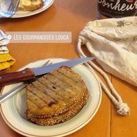 Tropezienne et croque monsieur at Les Gourmandises Louca  in Quebec