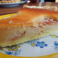 Pear & Almond Tart at Les Gourmandises Louca  in Quebec