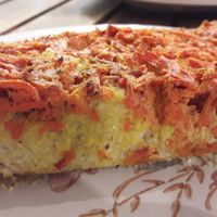 Polenta & Carrot Slice at Les Gourmandises Louca  in Quebec