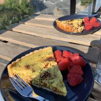 Quiche to go! at Les Gourmandises Louca  in Quebec