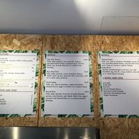 Menu February 2018  at VERD - Scotch Row in Sydney