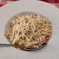 Carbonara at La Trattoria in Malmo