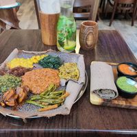 Vegan main at Beza Ethiopian Food in South East London
