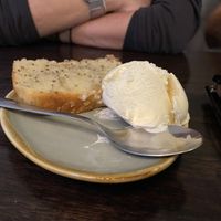 Lemon cake  at Beza Ethiopian Food in South East London