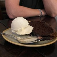 Chocolate cake  at Beza Ethiopian Food in South East London