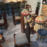 Cozy and authentic interior! at Beza Ethiopian Food in South East London