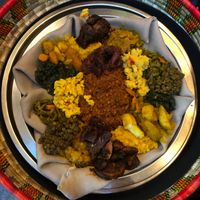 Delicious meal at Beza Ethiopian Food in South East London
