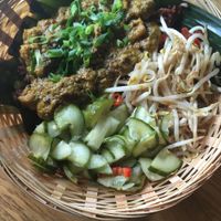 Vegan rendang  at Warung Jakarta in Warsaw