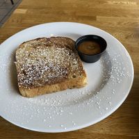French toast and apple butterr  at Cafe Berlin in Columbia