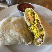 Vegan Breakfast Burrito at Cafe Berlin in Columbia