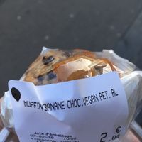 Muffin vegan  at Biocoop Grenelle in Paris