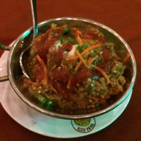 Aubergine based curry at Buena Vista Curry Club in Havana