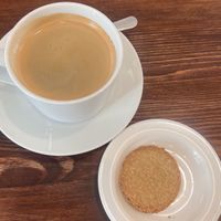 Black long and oat ginger cookie  at El Cafe in Havana