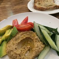 Breakfast plate, dec 2018- will change a bit with what is in season/ accessible at El Cafe in Havana