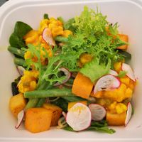 Polenta Salad at Cradle in Sudbury