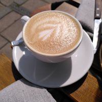 Latte at Cradle in Sudbury