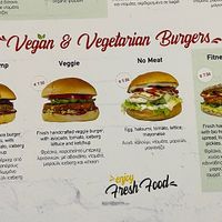Vegan burgers  at Fries with Benefits in Limassol