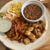 BBQ chick’n plate  at Springhouse in Halifax