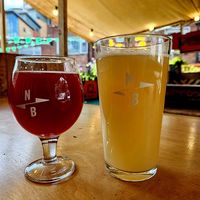 Sangria beer and non-alcoholic vegan beer at GRUB in Manchester