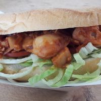 Jackfruit Po'Boy from Mama Sue's at GRUB in Manchester