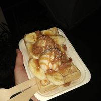Banoffee waffles at GRUB in Manchester