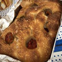 Focaccia  at Padoca Vegan in Sao Paulo