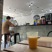 Dinning area  at Padoca Vegan in Sao Paulo