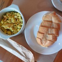 Scrambled tofu at Padoca Vegan in Sao Paulo