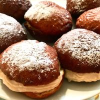 Cream Fulled Doughnut  at Padoca Vegan in Sao Paulo