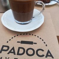 Hot chocolate at Padoca Vegan in Sao Paulo