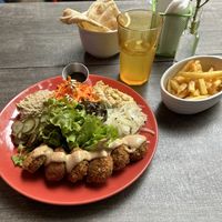Falafel Combo  at Vila das Rosas - Pinheiros in Sao Paulo