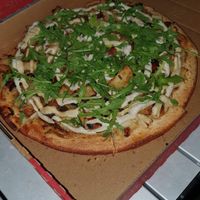 Cheeky vegan at Riptide Pizza in Woolgoolga