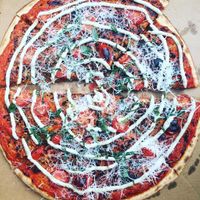 Margherita at Riptide Pizza in Woolgoolga