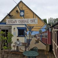 Railway Carriage Cafe. at Pip's The Railway Carriage Cafe in Ilminster