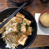 Tofu Don was very flavoursome! at Tempura Japanese Cafe in Elsternwick