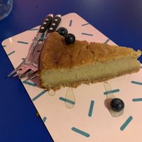 Cheesecake- dry and over sweeted at Mastino V in Amsterdam