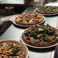 The vegan pizza’s  at Mastino V in Amsterdam