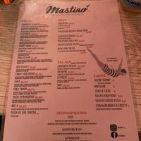 Menu Feb2020 at Mastino V in Amsterdam