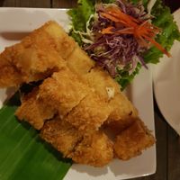 Veg spring rolls at Mama Cindy Restaurant in Khao Lak